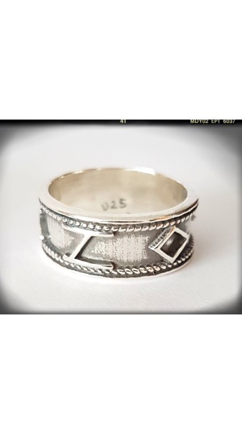 anillo plata druida runas poder proteccion amuleto celta
