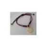 oro plata de ley pulsera cruz orlada colgante proteccion