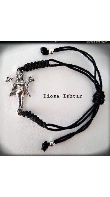 Diosa Sumeria Innana , ishtar ,lilith , Anunnaki pulsera plata de ley