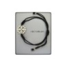 cruz orlada proteccion plata de ley pulsera colgante amuleto