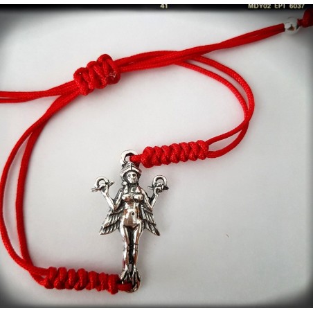 Diosa Sumeria Innana , ishtar ,lilith , Anunnaki pulsera plata de ley