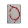 cruz orlada proteccion plata de ley pulsera colgante amuleto