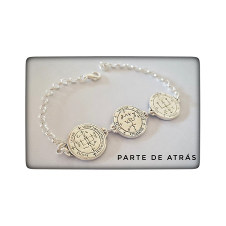 arcangeles de dios san rafael san miguel san gabriel plata pulsera