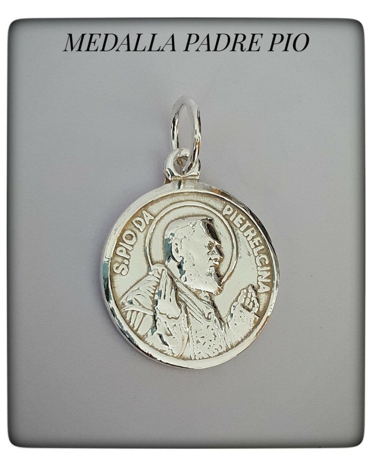 Padre Pío de Pietrelcina Francisco Forgione MEDALLA PLATA