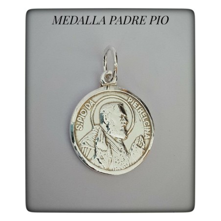 Padre Pío de Pietrelcina Francisco Forgione MEDALLA PLATA