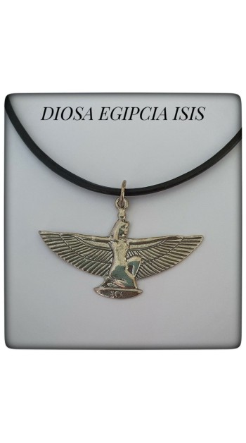 diosa isis plata de ley colgante egipcia egipto