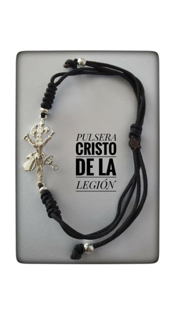 cristo de la legion plata de ley pulsera