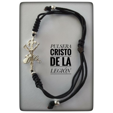 cristo de la legion plata de ley pulsera