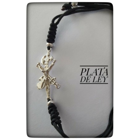 cristo de la legion plata de ley pulsera