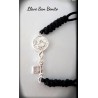 pulsera llave san benito plata de ley