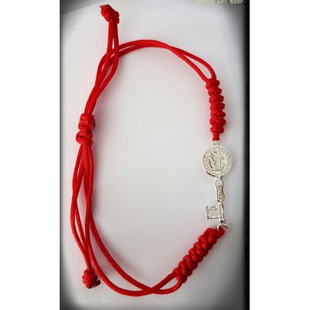 pulsera llave san benito plata de ley