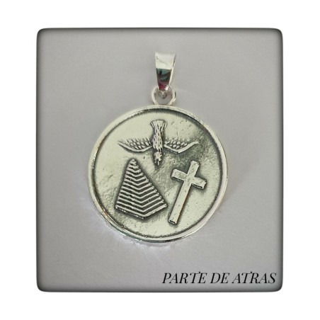 tetragrammaton plata colgante pentagrama esoterico