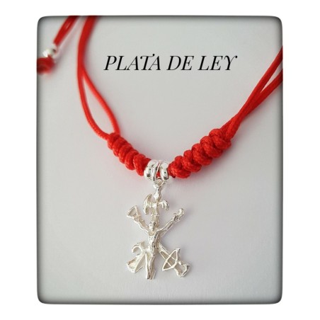 pulsera cristo de la legion plata de ley