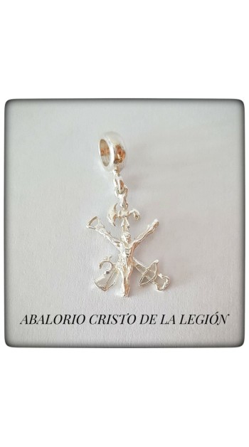 Cristo de la legión en plata de ley abalorio pulsera pandora