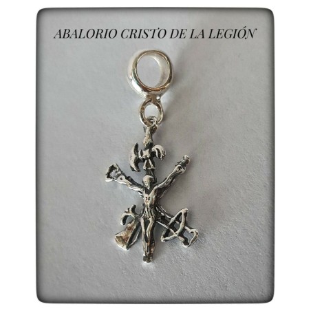 Cristo de la legión en plata de ley abalorio pulsera pandora