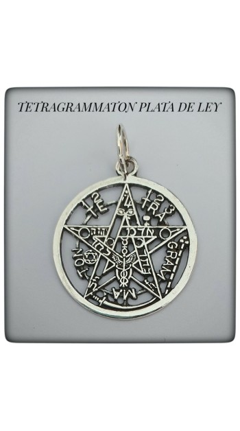 tetragrammaton plata oro wicca pentagrama esoterico proteccion protect