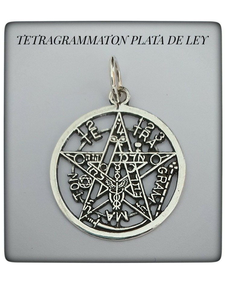 tetragrammaton plata oro wicca pentagrama esoterico proteccion protect