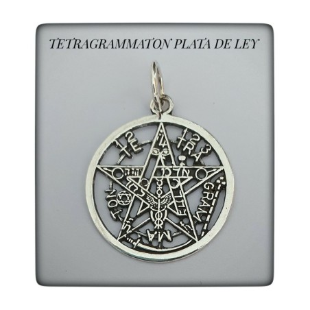 tetragrammaton plata oro wicca pentagrama esoterico proteccion protect