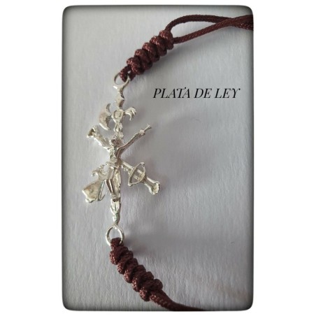 pulsera cristo de la legion plata de ley