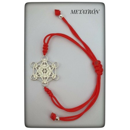 arcangel metatron cubo plata de ley pulsera protector proteccion