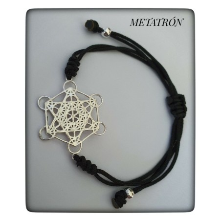 arcangel metatron cubo plata de ley pulsera protector proteccion