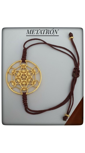 pulsera con cubo arcangel metatron plata proteccion protector