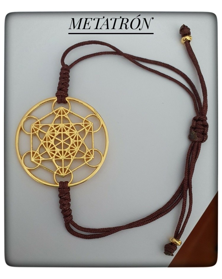 pulsera con cubo arcangel metatron plata proteccion protector