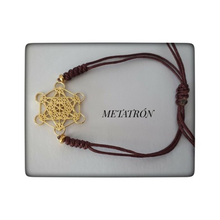 pulsera cubo metatron plata de ley proteccion protector