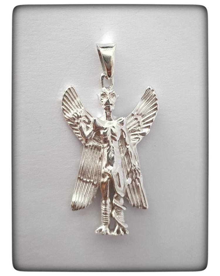 colgante pazuzu plata amuleto proteccion protector