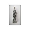 colgante santa muerte plata protector proteccion