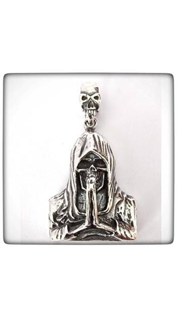 santa muerte colgante plata mexico plata colgante