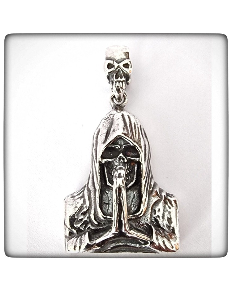 santa muerte colgante plata mexico plata colgante