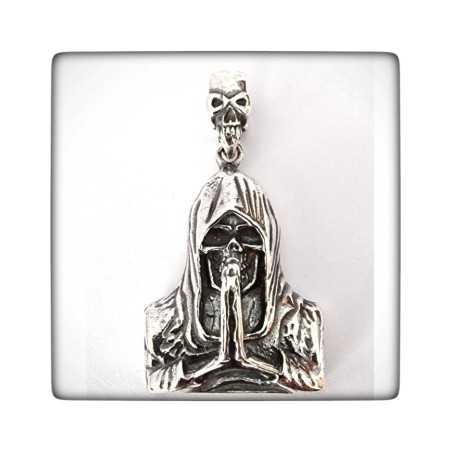 santa muerte colgante plata mexico plata colgante