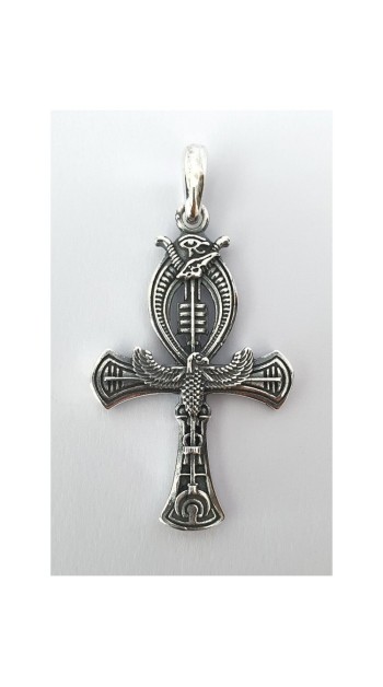 cruz de la vida egipcia plata colgante ank ankh