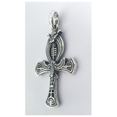 cruz de la vida egipcia plata colgante ank ankh