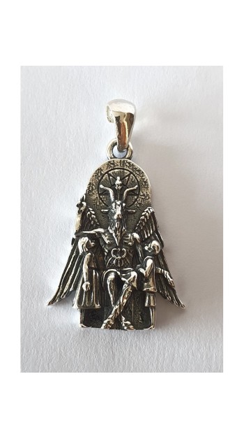 baphomet sigilo de lucifer lata colgante proteccion protector