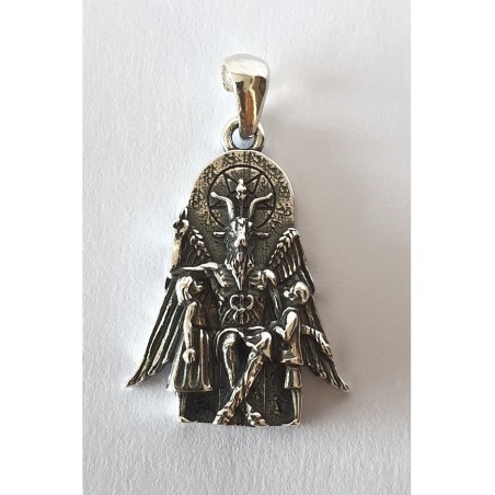 baphomet sigilo de lucifer lata colgante proteccion protector