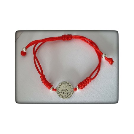 arcangel san miguel pulsera hilo medallon deluxe