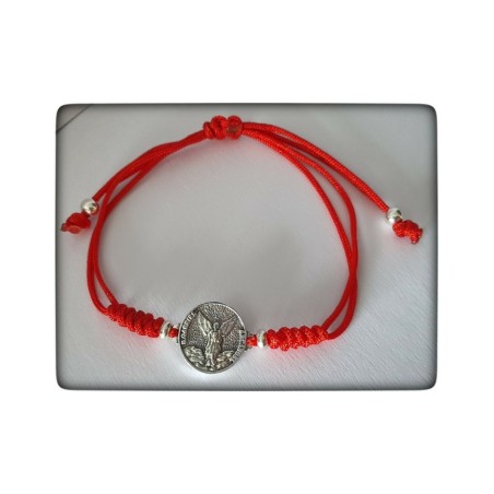 arcangel san gabriel plata  de ley pulsera colgante