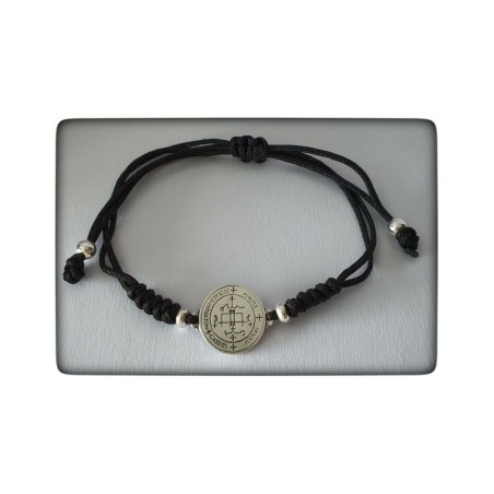 arcangel san gabriel plata  de ley pulsera colgante