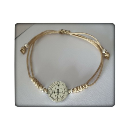 arcangel san gabriel plata  de ley pulsera colgante