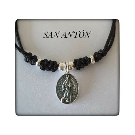 san anton pulsera plata de ley