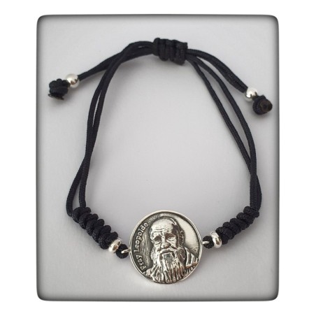 fray leopoldo Alpandeire Beato plata de ley pulsera