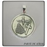 tetragrammaton plata colgante pentagrama esoterico
