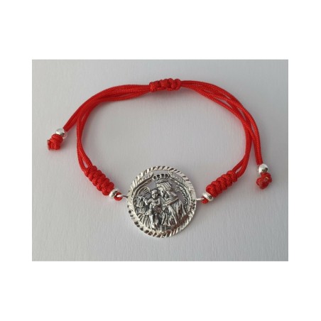 pulsera virgen del carmen plata de ley patrona marineros