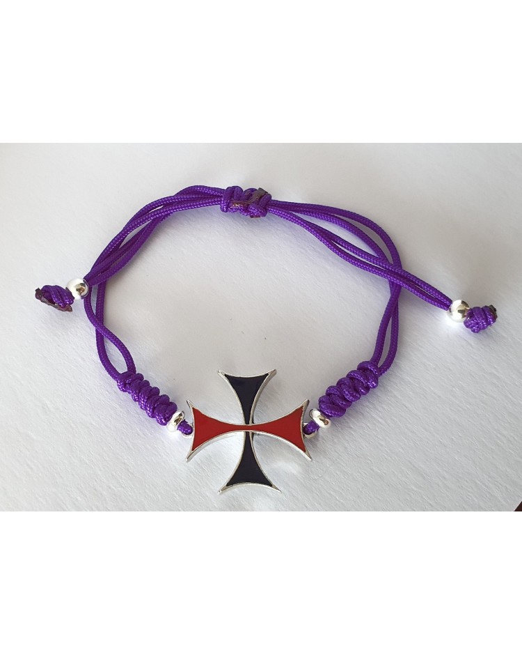 pulsera plata de leu templarios trinitarios iglesia semana santa