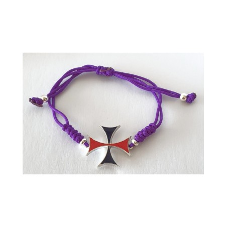 pulsera plata de leu templarios trinitarios iglesia semana santa