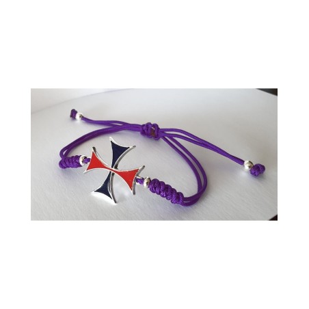 pulsera plata de leu templarios trinitarios iglesia semana santa