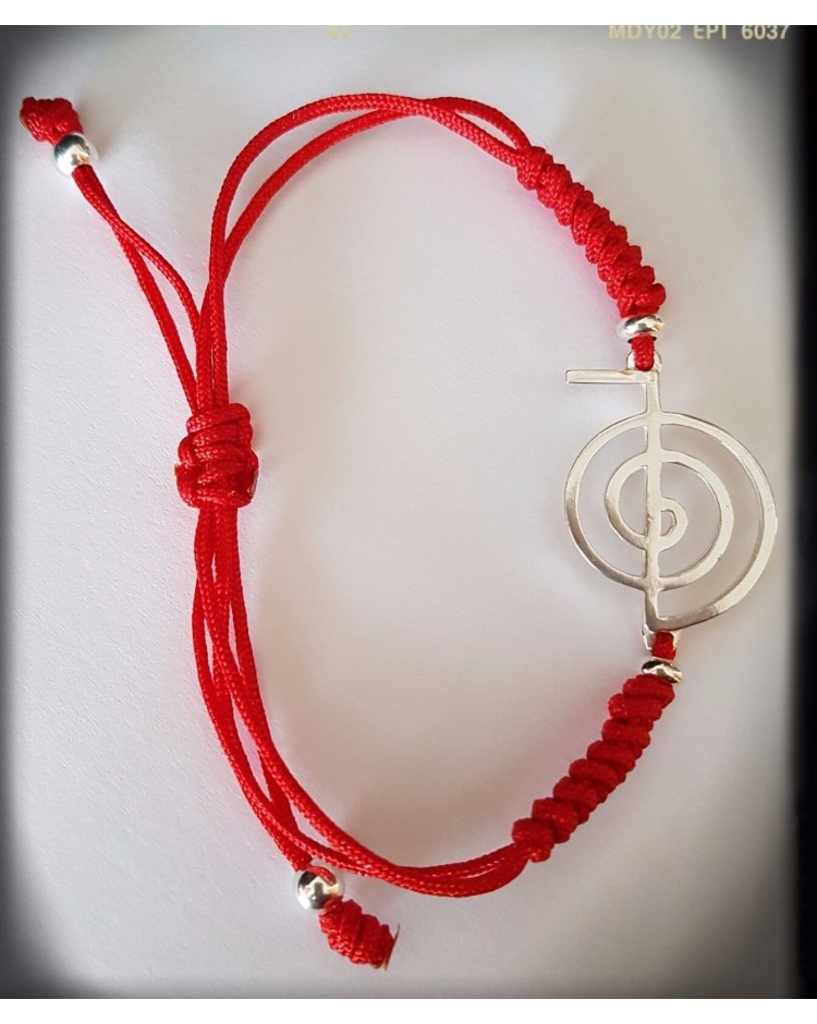 pulsera chokurei plata de ley reiki yoga