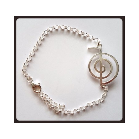 pulsera chokurei plata de ley reiki yoga